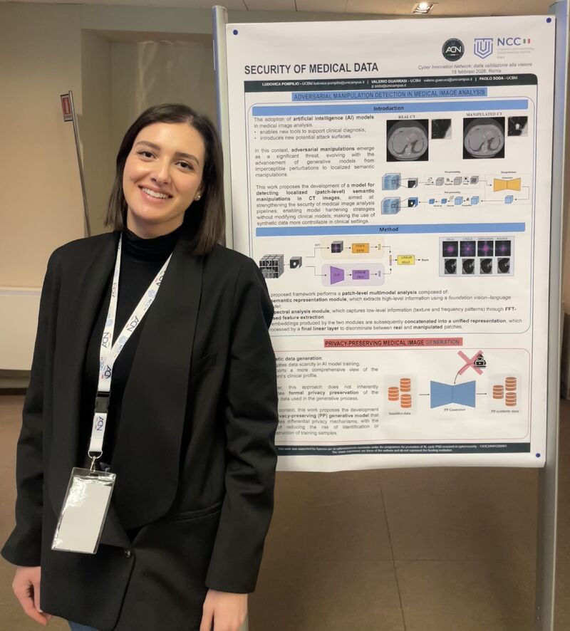 Ludovica Pompilio presents medical AI security research