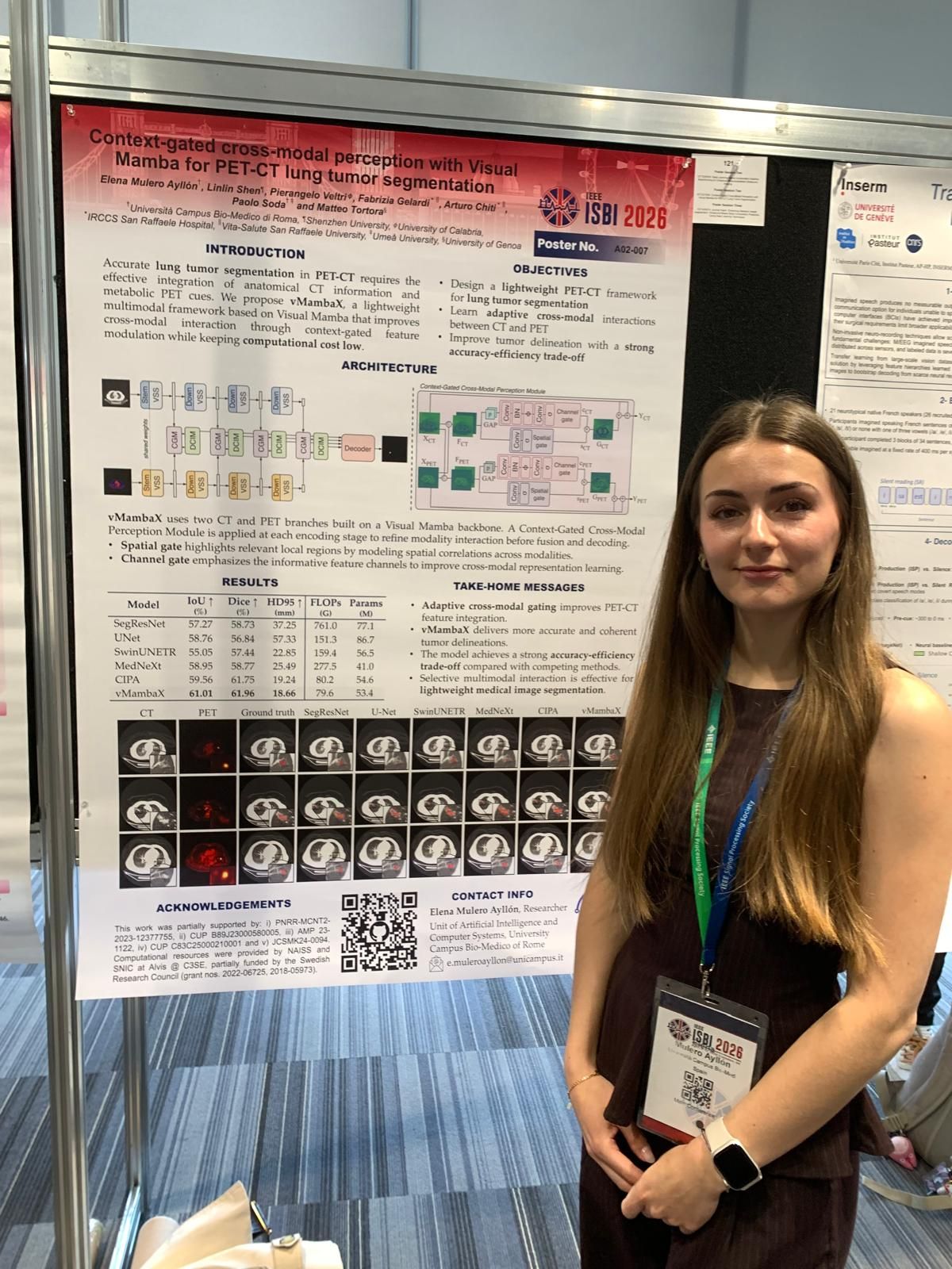 ArCo Lab presents PET-CT tumor segmentation research at ISBI